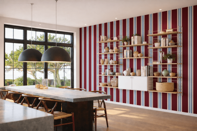 Rustic Stripe Layout