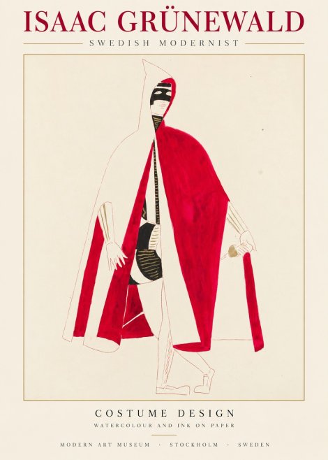 Isaac Grünewald Costume Design I No1 - Plakat