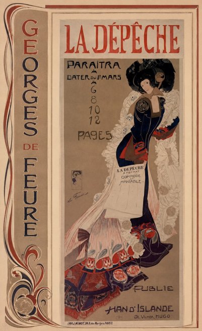 Georges de Feure La Dépêche I No3 - Plakat