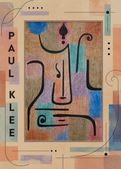 Paul Klee Mask of the Heart No4 - Plakat