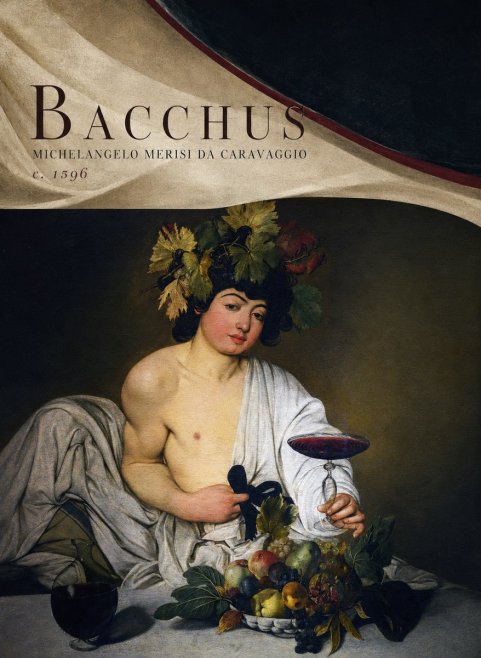 Michelangelo Merisi da Caravaggio Bacchus I No5 - Plakat
