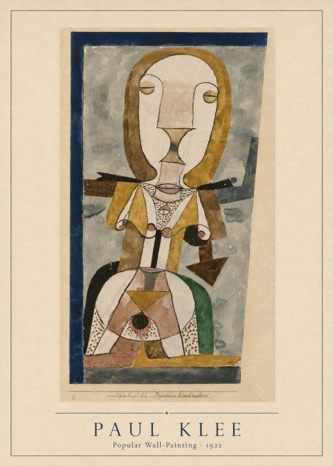 Paul Klee Popular Wall-painting No3 - Plakat