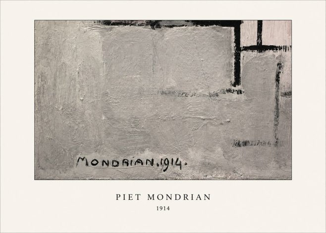 Piet Mondrian Composition 1914 No5 - Plakat