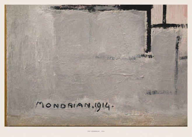 Piet Mondrian Composition 1914 No6 - Plakat