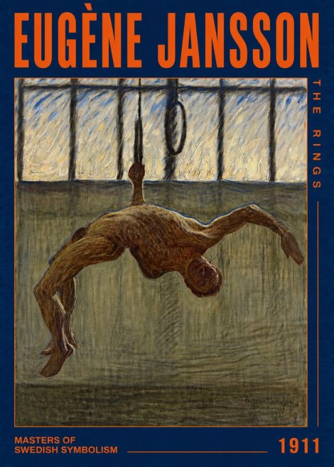 Eugène Jansson The Rings No4 - Plakat