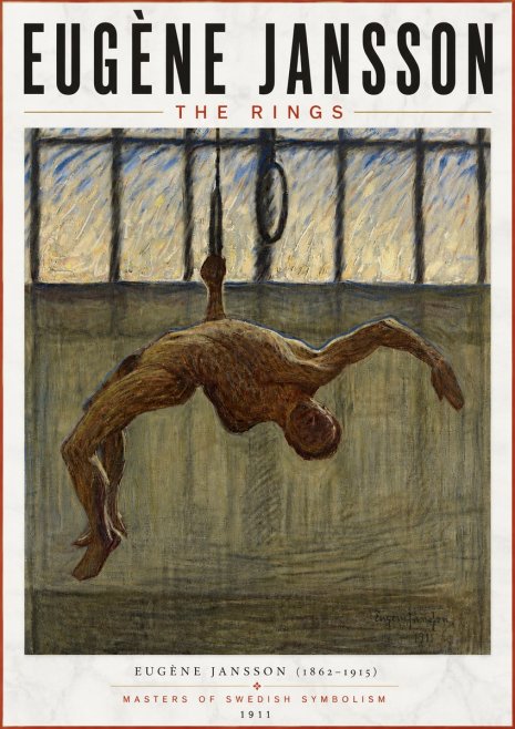 Eugène Jansson The Rings No6 - Plakat