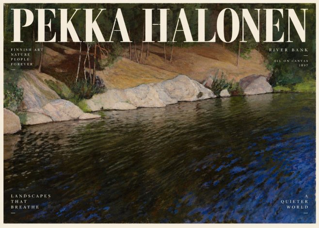 Pekka Halonen River Bank No2 - Plakat