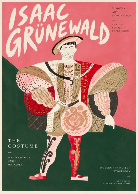 Isaac Grünewald The Costume I No3 - Plakat