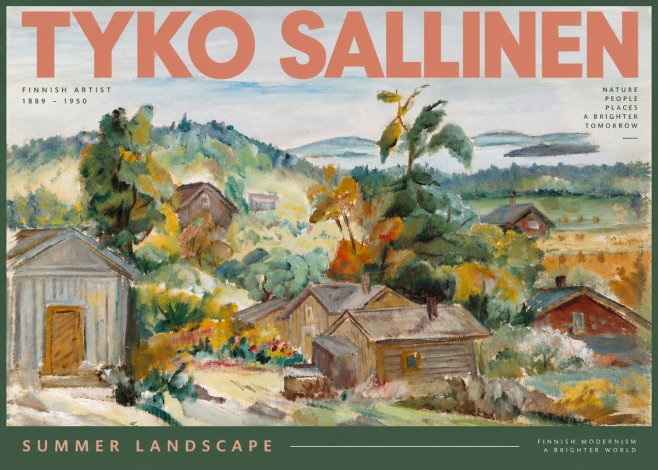Tyko Sallinen Summer Landscape No5 - Plakat