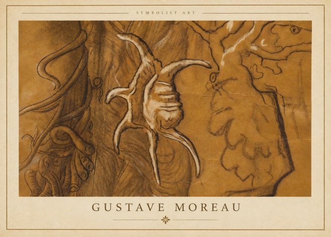 Gustave Moreau Mystical Shell Study No3 - Plakat