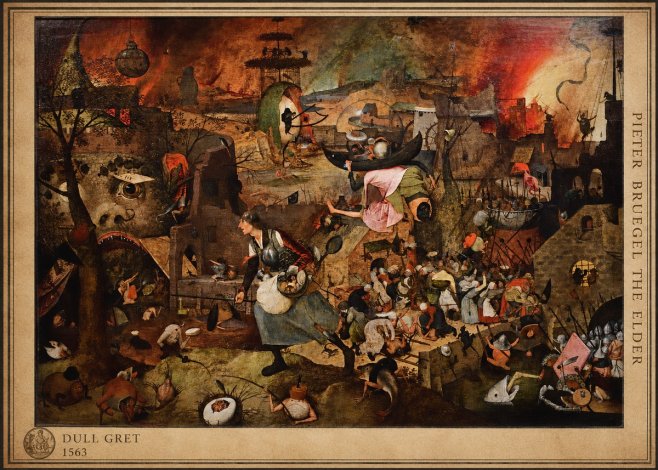 Pieter Bruegel Dull Gret I No5 - Plakat