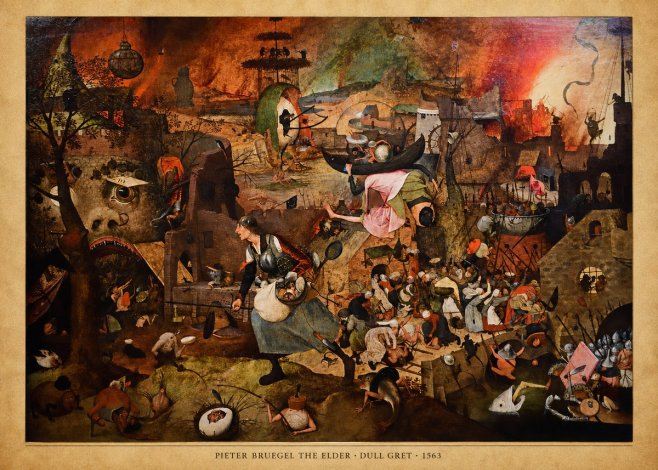 Pieter Bruegel Dull Gret I No6 - Plakat