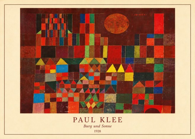 Paul Klee Burg Und Sonne No4 - Plakat