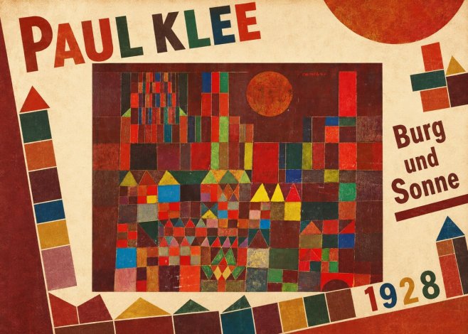 Paul Klee Burg Und Sonne No6 - Plakat
