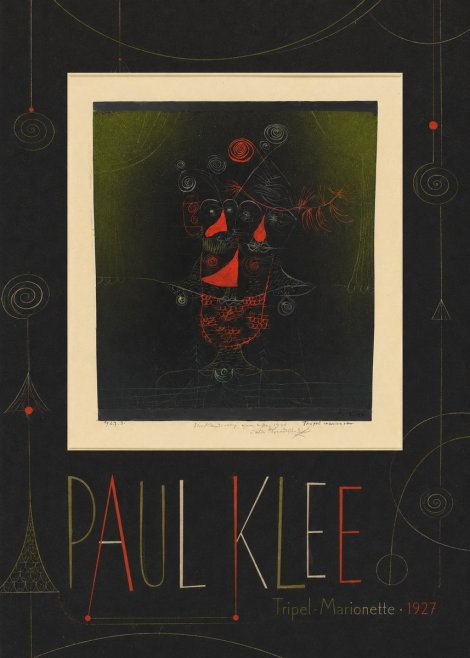 Paul Klee Tripel-marionette No4 - Plakat