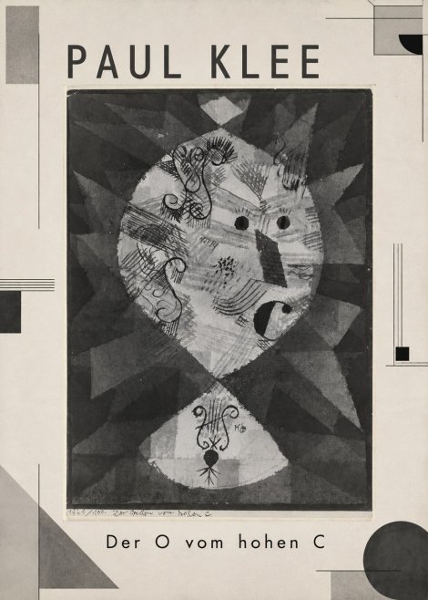 Paul Klee Der O Vom Hohen C No1 - Plakat