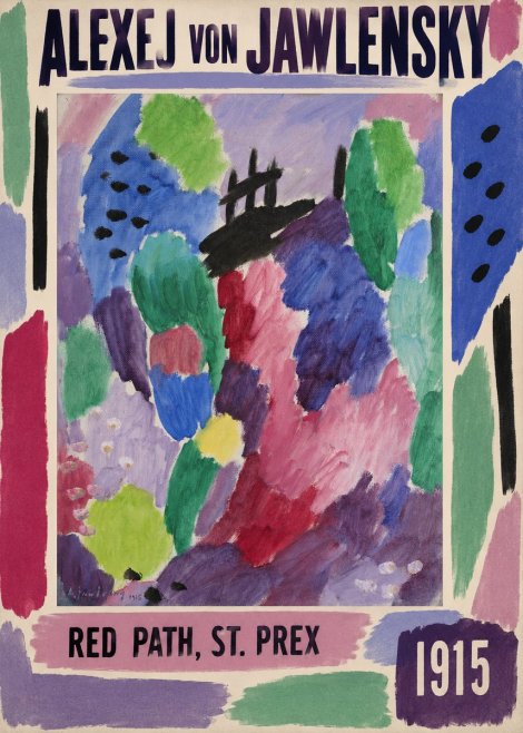 Alexej von Jawlensky Red Path, St. Prex I No2 - Plakat