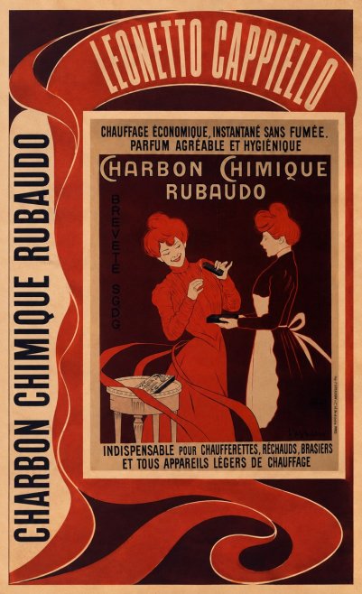 Leonetto Cappiello Charbon Chimique Rubaudo No2 - Plakat