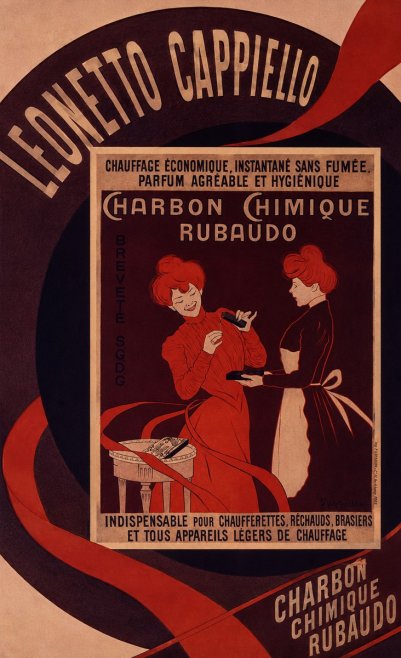 Leonetto Cappiello Charbon Chimique Rubaudo No6 - Plakat