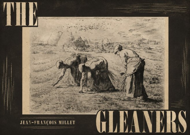 Jean-François Millet The Gleaners No4 - Plakat
