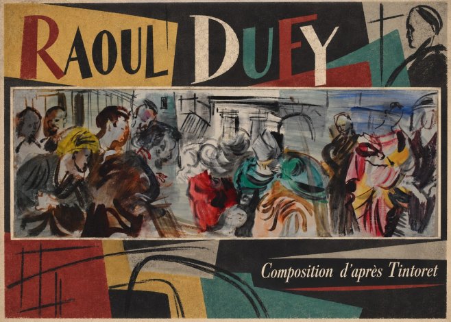 Raoul Dufy Composition D'après Tintoret No4 - Plakat