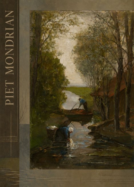 Piet Mondrian Washday on the Canal No4 - Plakat