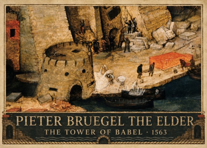 Pieter Bruegel The Tower of Babel II No3 - Plakat