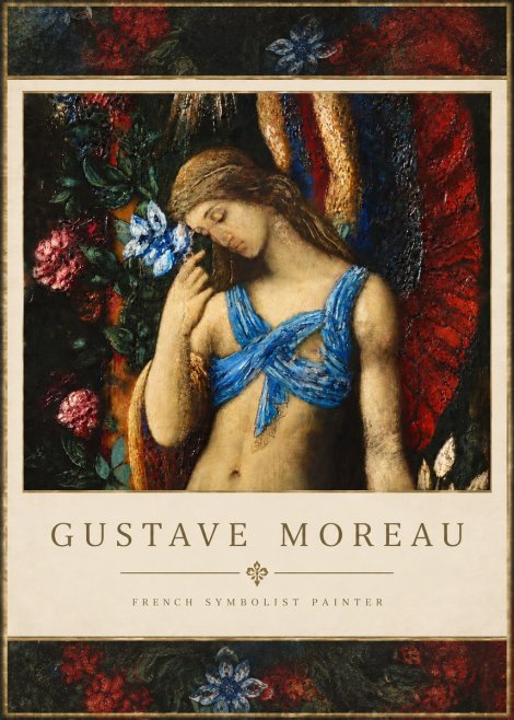 Gustave Moreau The Angel of Death No5 - Plakat