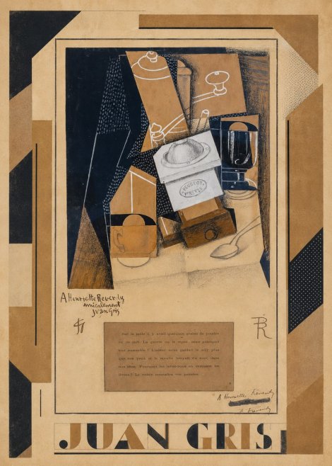 Juan Gris Still Life with Coffee Grinder I No1 - Plakat