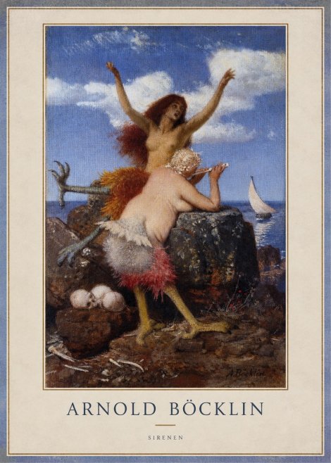 Arnold Böcklin Sirenen No1 - Plakat