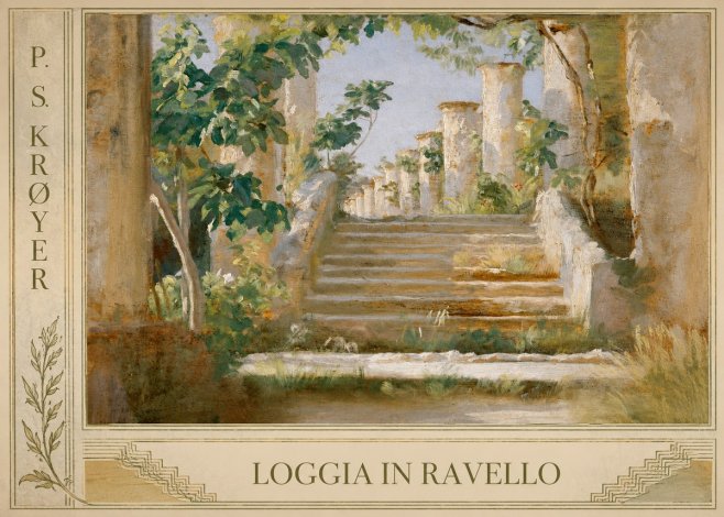 P.S. Krøyer Loggia in Ravello No2 - Plakat
