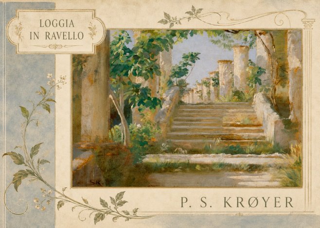 P.S. Krøyer Loggia in Ravello No4 - Plakat