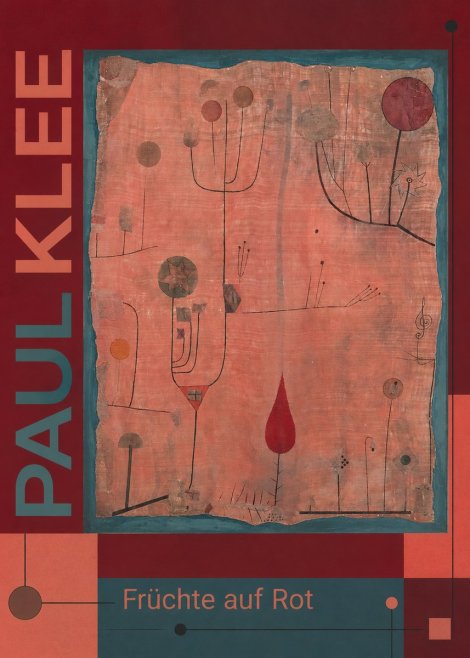 Paul Klee Früchte Auf Rot No6 - Plakat