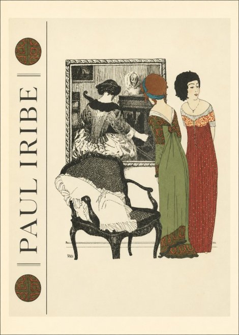 Paul Iribe Elegant Interior Scene No3 - Plakat