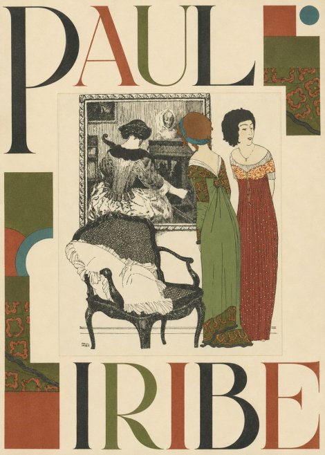 Paul Iribe Elegant Interior Scene No5 - Plakat