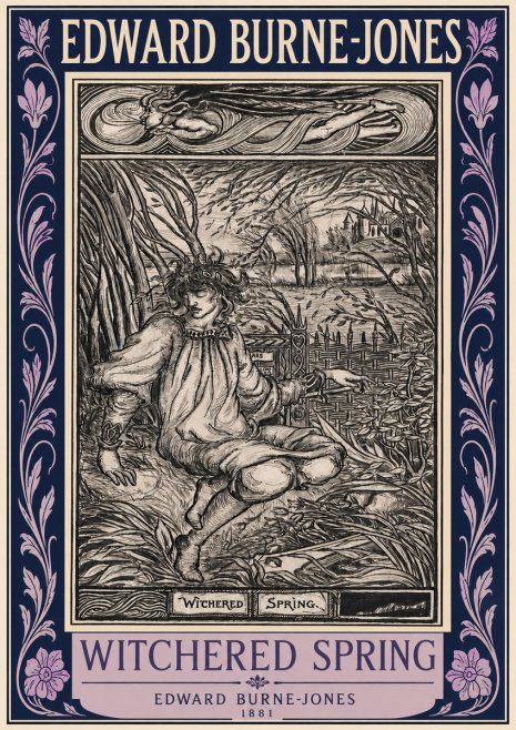 Edward Burne-Jones Withered Spring No3 - Plakat