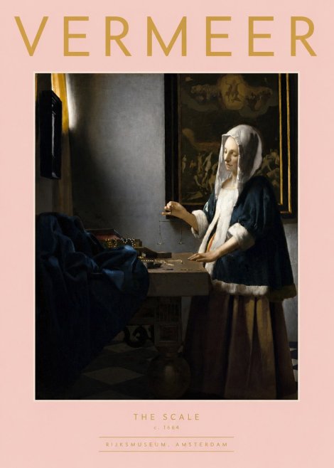 Vermeer The Scale No2 - Plakat