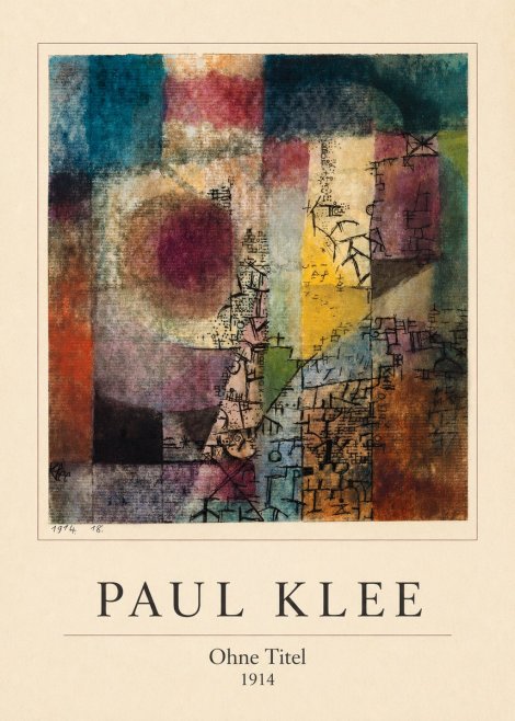 Paul Klee Ohne Titel I No4 - Plakat