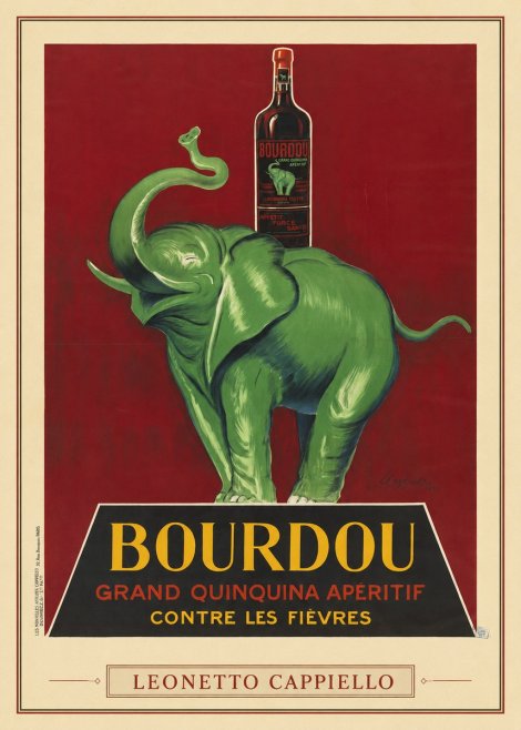 Leonetto Cappiello Bourdou No3 - Plakat