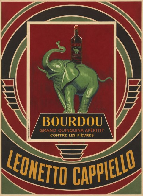 Leonetto Cappiello Bourdou No4 - Plakat