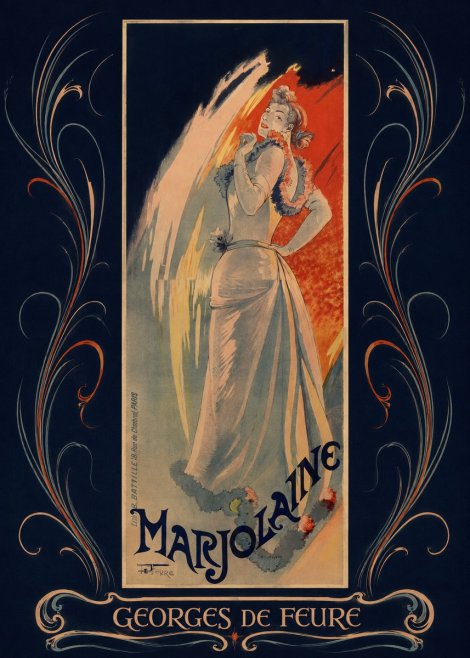 Georges de Feure Marjolaine No5 - Plakat
