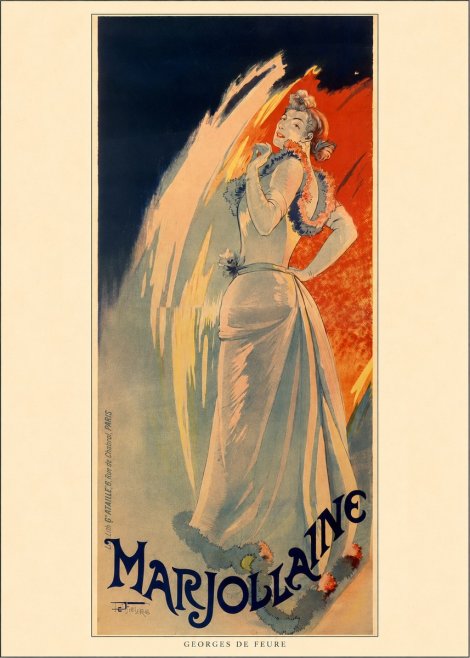 Georges de Feure Marjolaine No6 - Plakat
