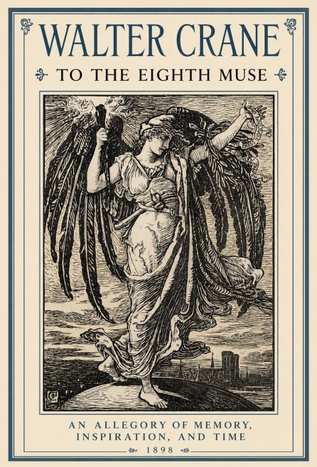 Walter Crane To the Eighth Muse No3 - Plakat