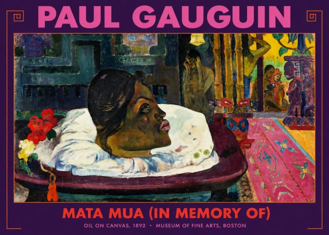 Paul Gauguin Mata Mua (in Memory Of) No2 - Plakat