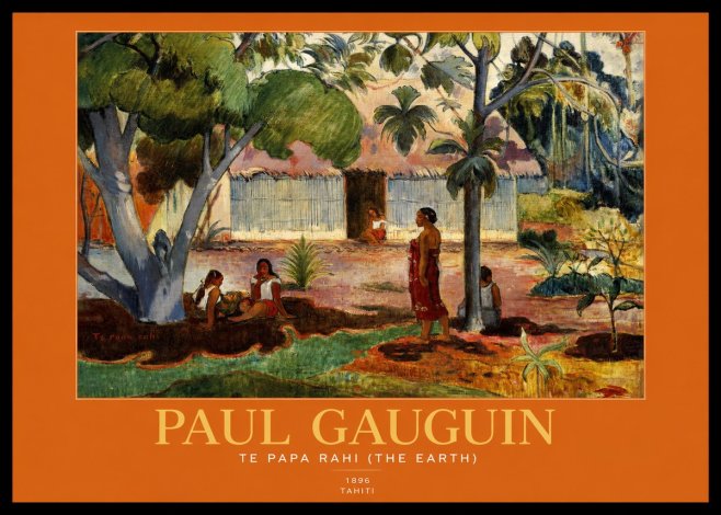Paul Gauguin Te Papa Rahi (the Earth) No1 - Plakat
