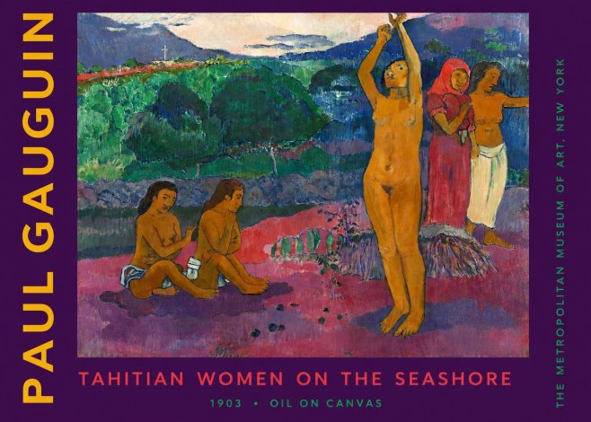 Paul Gauguin Tahitian Women on the Seashore No2 - Plakat