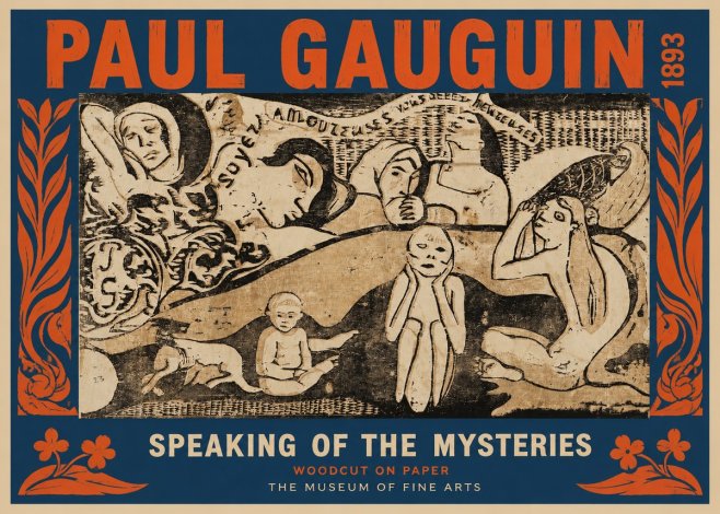 Paul Gauguin Speaking of the Mysteries No2 - Plakat