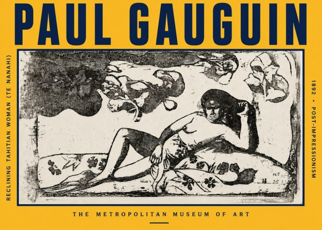 Paul Gauguin Reclining Tahitian Woman (Te Nanahi) No5 - Plakat