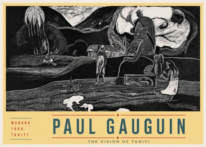 Paul Gauguin Maruru No4 - Plakat