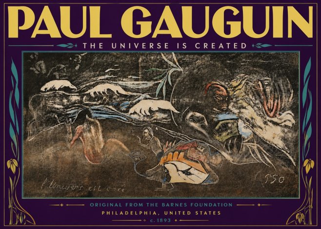 Paul Gauguin The Universe Is Created II No6 - Plakat